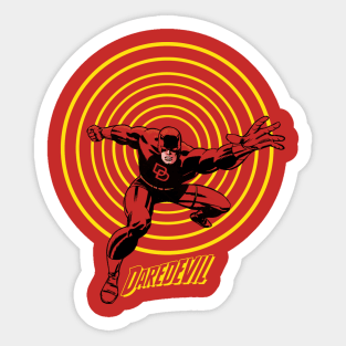 The Man Without Fear! Sticker